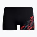 Herren-Badeboxershorts Speedo Medley Logo Aquashort anthracite/hrr