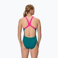 Damen Badeanzug Speedo Solid Powerback peacock 2
