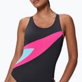 Damen-Badeanzug Speedo Hyperboom Butterfly Back Anthracite/Margarita Pink 4