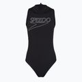 Damen-Einteiler Badeanzug Speedo Endurance+ Logo Hydrasuit anthracite 3