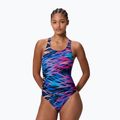 Damen-Badeanzug Speedo Hyperboom Print Medalist anthracite