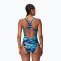 Damen-Einteiler Badeanzug Speedo Hyperboom Print Medalist peacoat 2