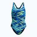 Damen-Einteiler Badeanzug Speedo Hyperboom Print Medalist peacoat 6