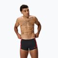 Badeboxer Speedo Hyperboom Splice Aquashort anthracite/high risk red
