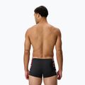 Badeboxer Speedo Hyperboom Splice Aquashort anthracite/high risk red 2