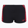 Badeboxer Speedo Hyperboom Splice Aquashort anthracite/high risk red