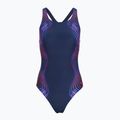 Damen-Einteiler Badeanzug Speedo Print Medalist peacoat
