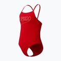 Kinder-Badeanzug Speedo Endurance+ Logo Thinstrap High Risk Red 3