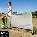 QuickPlay Pop Up Fußballtor 120 x 75 cm weiß QP1228 2