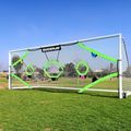 Quickplay Target Net Pro 730 x 245 cm weiß/grünes Fußball-Zielnetz