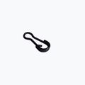 Ridge Monkey Connexion QC Hooklink Clip Karabinerhaken schwarz RMT096
