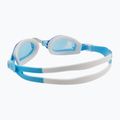 Kinder-Schwimmbrille Splash About Piranha Azure weiß und blau SOGJPA 4