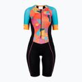 Triathlonanzug Damen HUUB Her Spirit Long Course Suit schwarz-bunt HERSLCS