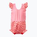 Einteiliger Kinderbadeanzug mit Windel Splash About Happy Nappy Frills Erdbeerfeld 2