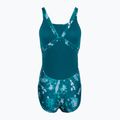 Einteiliger Badeanzug für Frauen Nike Hydrastrong Multi Print Fastback mineral teal 2