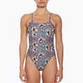 Einteiliger Damen-Badeanzug Nike Hydrastrong Multi Print rosa Blüte 4