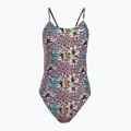 Einteiliger Damen-Badeanzug Nike Hydrastrong Multi Print rosa Blüte