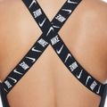 Einteiliger Damen-Badeanzug Nike Logo Tape schwarz 8