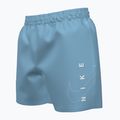 Kinder Nike Split Logo 4" Volley Badeshorts Aquarius blau 5