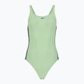 Einteiliger Damen-Badeanzug Nike Logo Tape Fastback vapor green