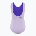 Nike Multi Logo U-Back lilac bloom einteiliger Badeanzug für Kinder 2