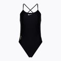 Einteiliger Damen-Badeanzug Nike Hydrastrong Adjustable Crossback schwarz