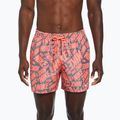 Badeshorts Badehosen Herren Nike Tossed 5" Volley hot punch