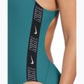 Einteiliger Schwimmanzug Damen Nike Logo Tape Fastback dusty cactus 4