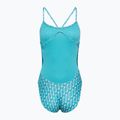Einteiliger Schwimmanzug Damen Nike Hydrastrong Multi Print Cutout blue 2