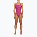 Einteiliger Schwimmanzug Damen Nike Hydrastrong Multi Print Cutout hot fuchsia 2