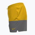 Herren Nike Split 5" Volley Badeshorts Universität Gold 3