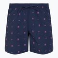 Herren Nike Luxe Letter 7" Volley Badeshorts midnight navy