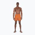 Herren Nike Multi Print 5" Volley Badeshorts orange blaze 2