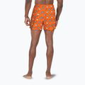 Herren Nike Multi Print 5" Volley Badeshorts orange blaze 3