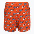 Herren Nike Multi Print 5" Volley Badeshorts orange blaze 2
