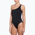 Einteiliger Damen-Badeanzug Nike Essential Asymmetrical schwarz