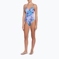 Nike Floral Blur V-Neck Damen-Badeanzug einteilig Hortensien 2