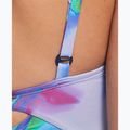 Nike Floral Blur V-Neck Damen-Badeanzug einteilig Hortensien 5