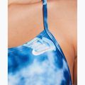Einteiliger Damen-Badeanzug Nike Hydrastrong Cutout blau 4