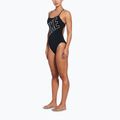 Einteiliger Damen-Badeanzug Nike Hydrastrong Adjustable Crossback schwarz 2