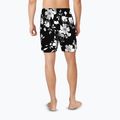 Herren Nike Fine Floral 7" Volley Badeshorts schwarz 8