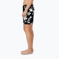 Herren Nike Fine Floral 7" Volley Badeshorts schwarz 9