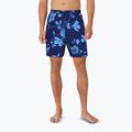 Herren Nike Fine Floral 7" Volley Badeshorts midnight navy 4