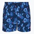 Herren-Badeshorts Nike Multi Poppy Print 5" Volley midnight navy