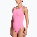 Damen-Einteiler Badeanzug Nike Hydrastrong Solid pink glow