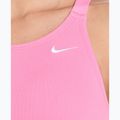 Damen-Einteiler Badeanzug Nike Hydrastrong Solid pink glow 4