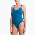 Damen Badeanzug Nike Essential V-Neck green abyss