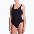 Damen Badeanzug Nike Shoreline Pucker Scoop Neck black