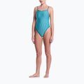 Damen Badeanzug Nike Ocean Bound Ripple Texture Square Neck bleached turquoise 2