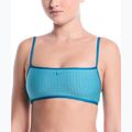 Oberteil des Badeanzugs Nike Ripple Texture Bralette Classic Bikini bleached turquoise